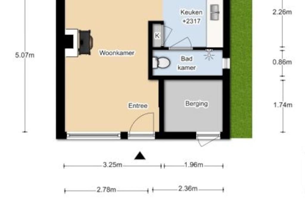 Zomerhuis In Wijk Aan Zee! 2 Pers Exterior foto